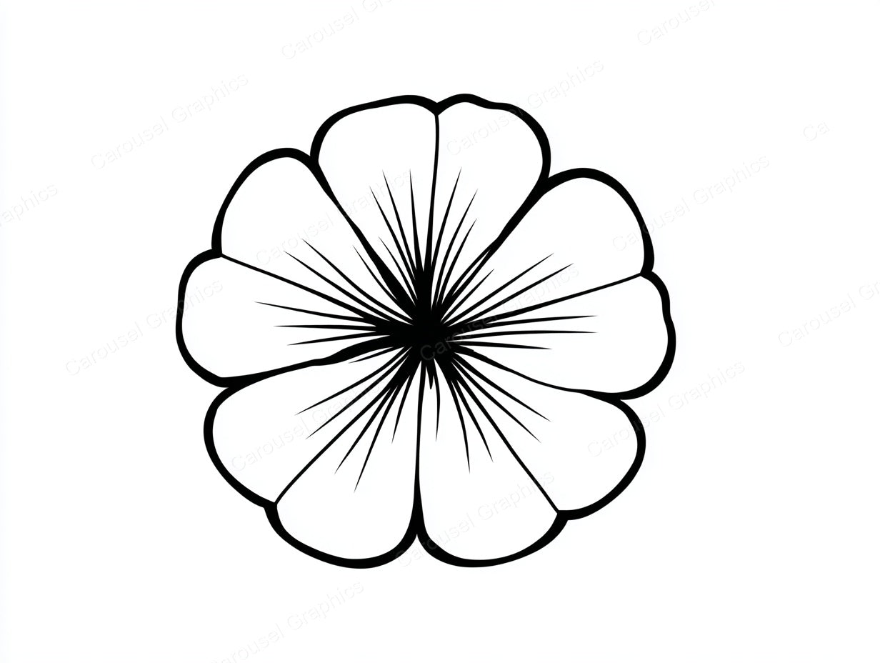 Petunia Vector Graphic preview