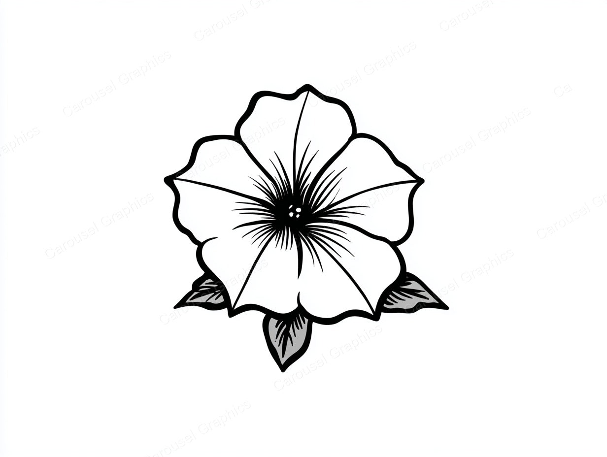 Petunia Vector Graphic preview
