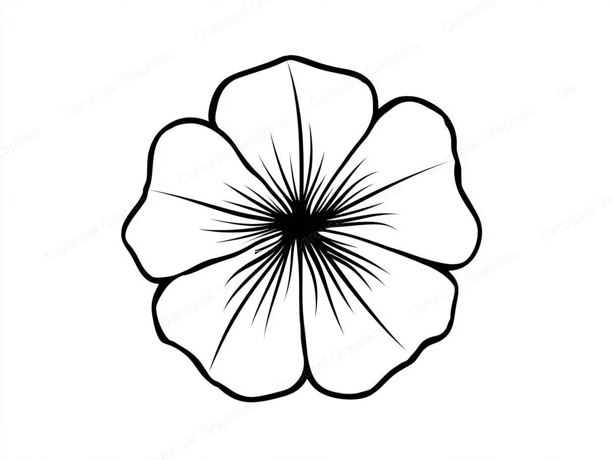 Petunia Vector Graphic preview