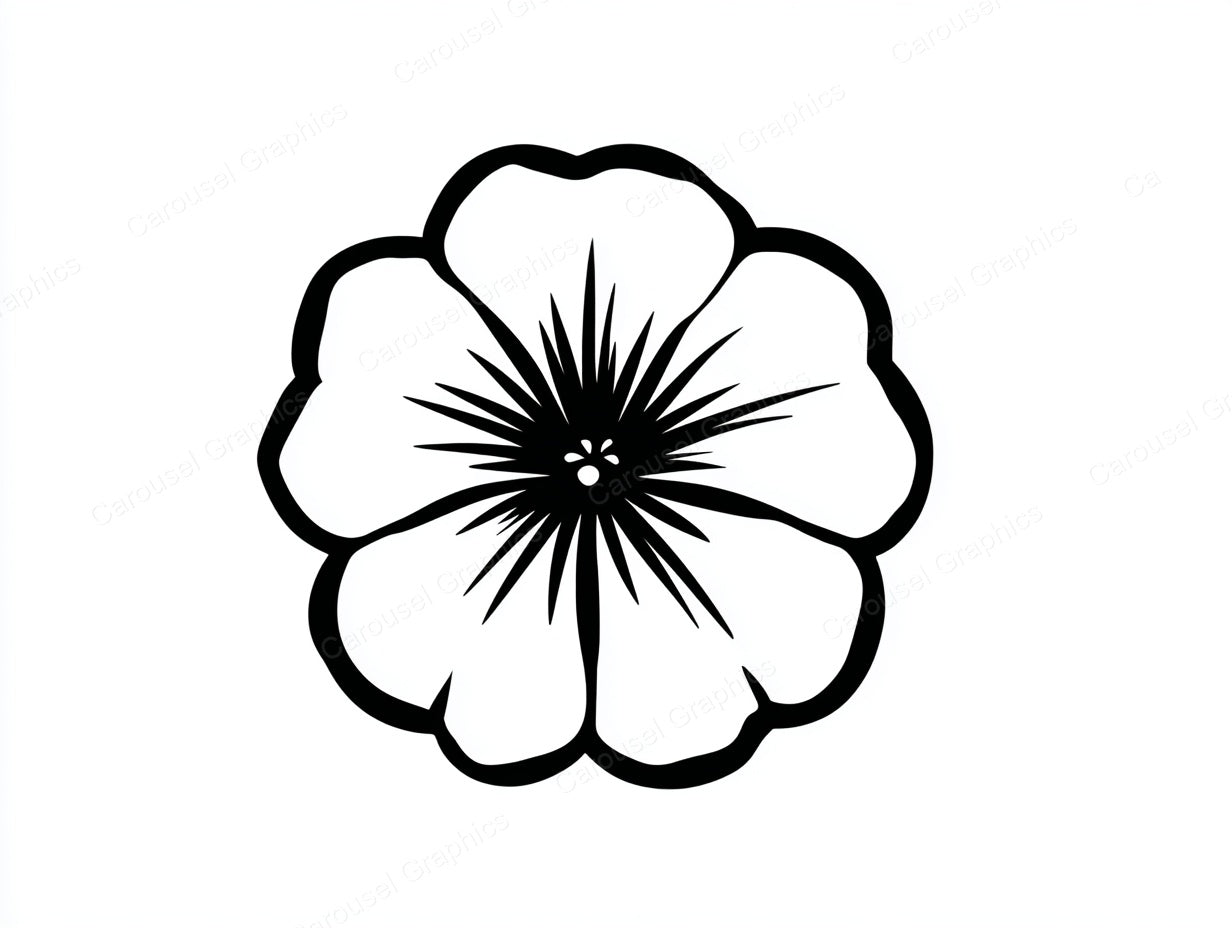 Petunia Vector Graphic preview