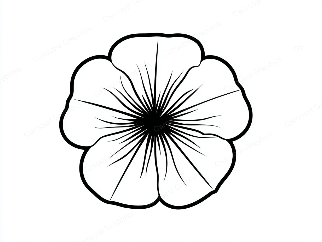 Petunia Vector Graphic preview