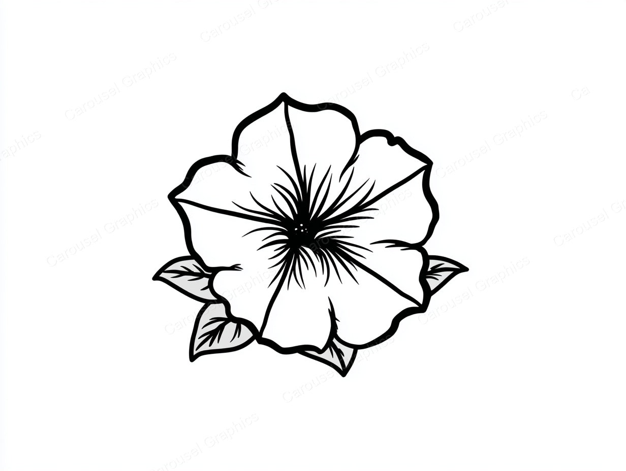 Petunia Vector Graphic preview