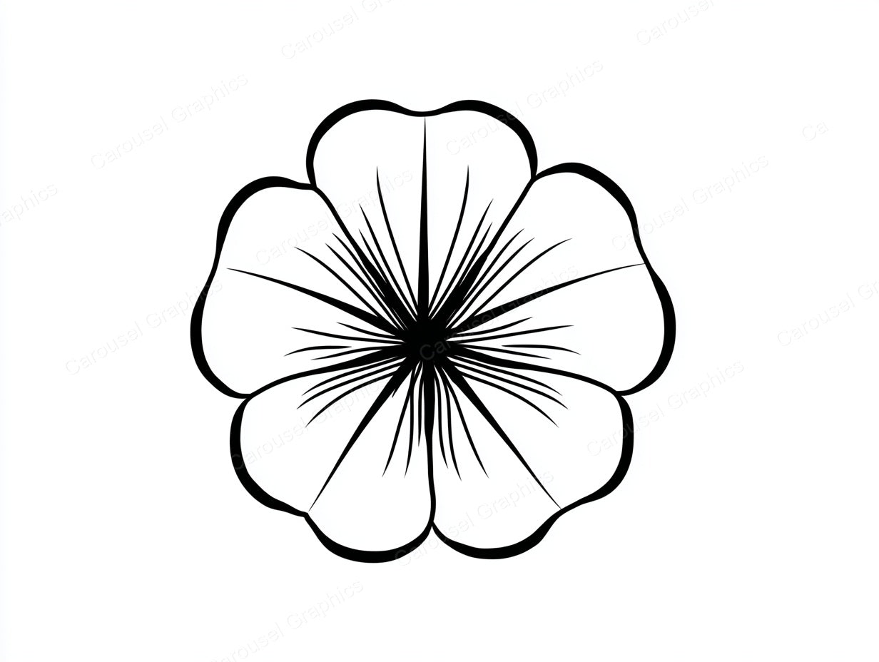 Petunia Vector Graphic preview