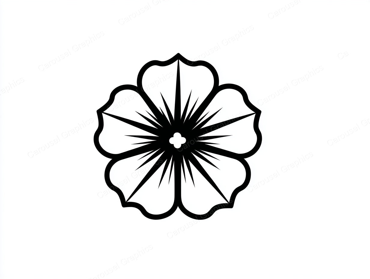 Petunia Vector Graphic preview
