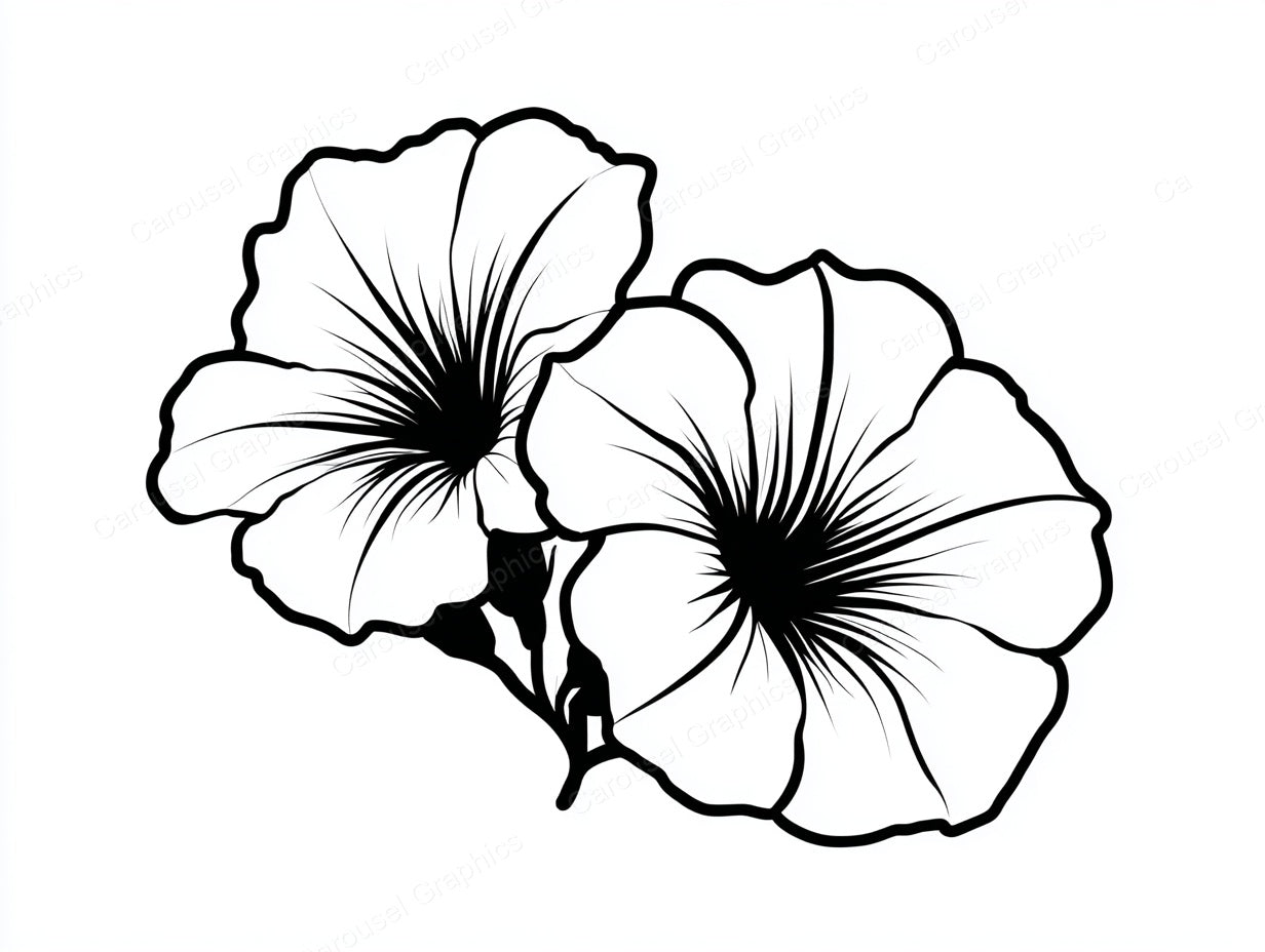 Petunia Vector Graphic preview