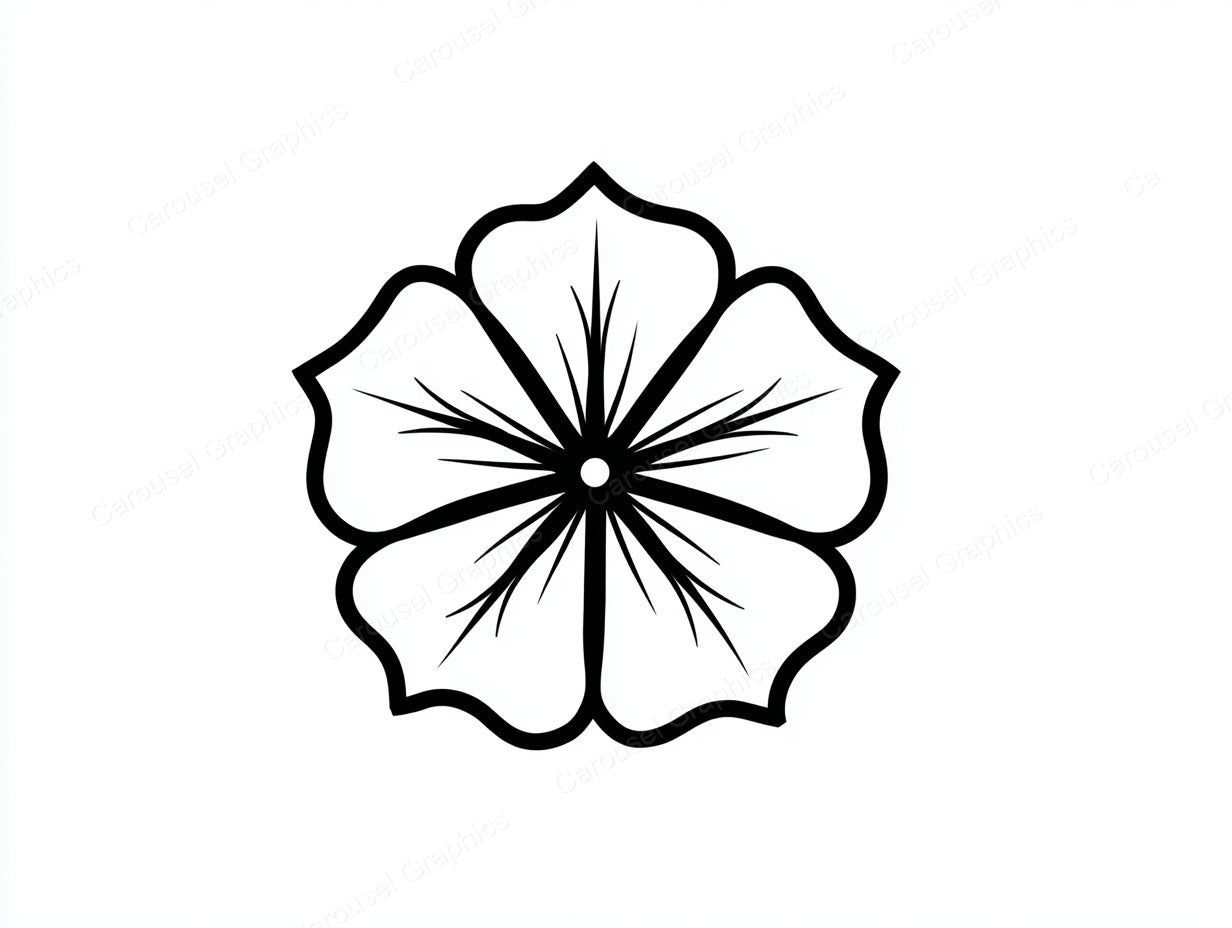 Petunia Vector Graphic preview