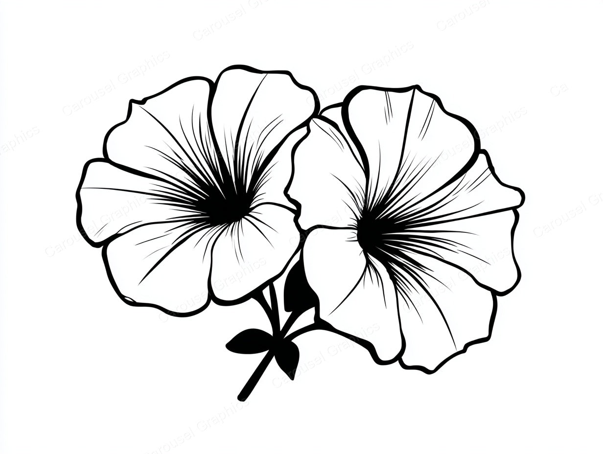 Petunia Vector Graphic preview