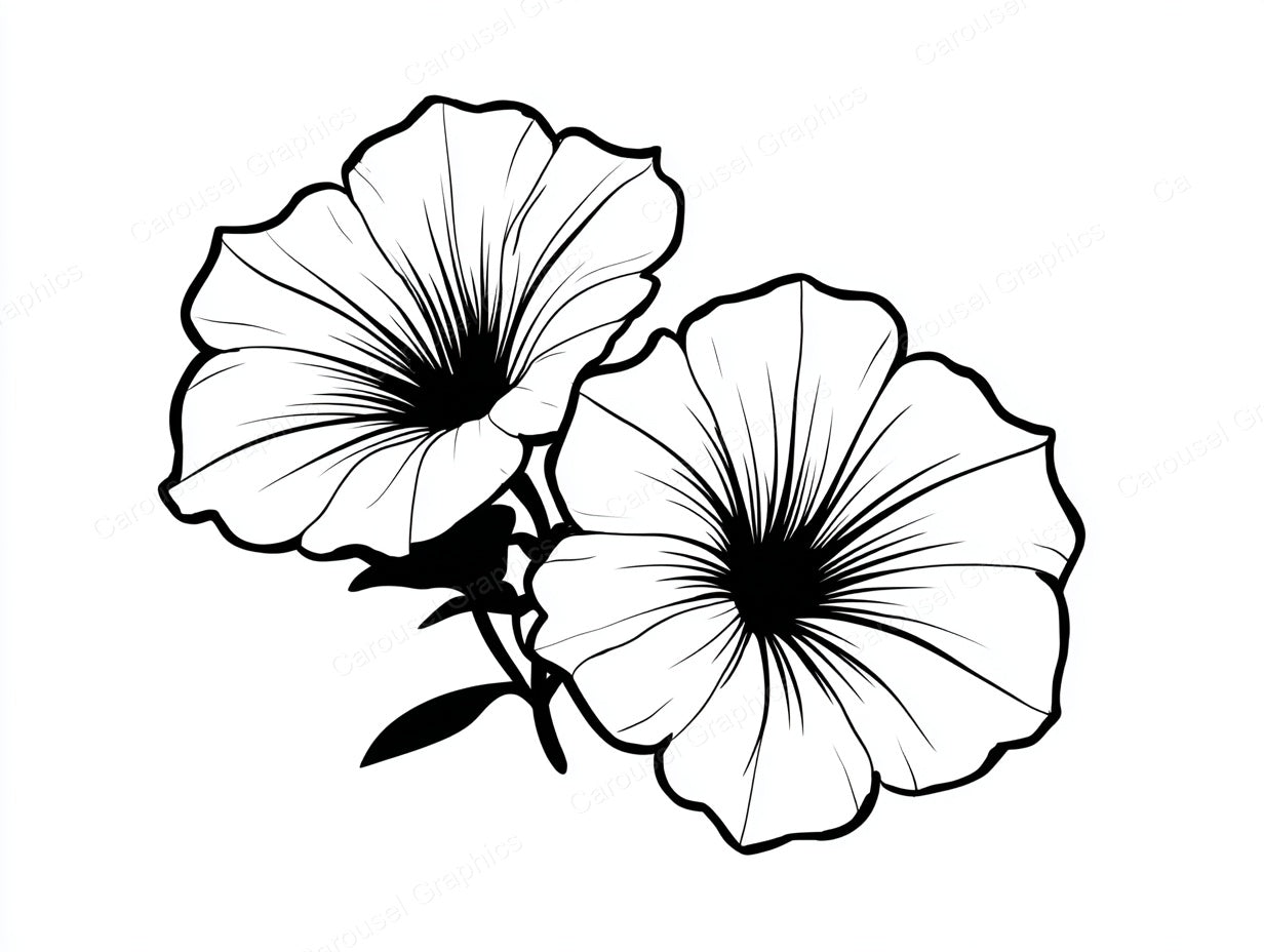 Petunia Vector Graphic preview