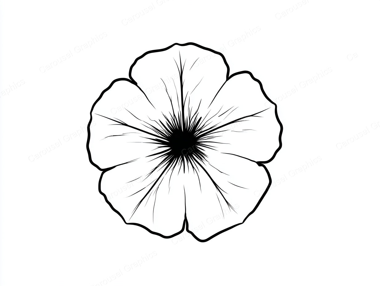 Petunia Vector Graphic preview