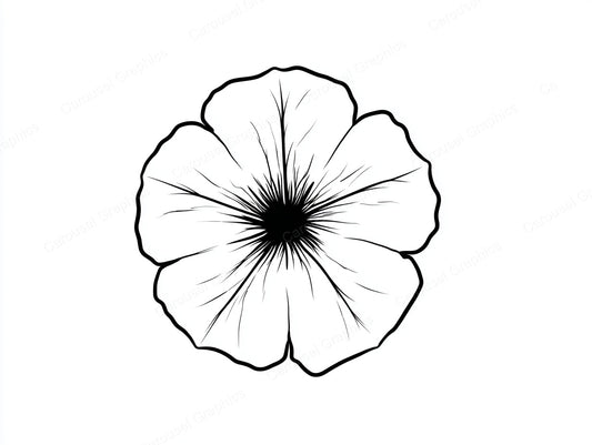 Petunia Vector Graphic preview
