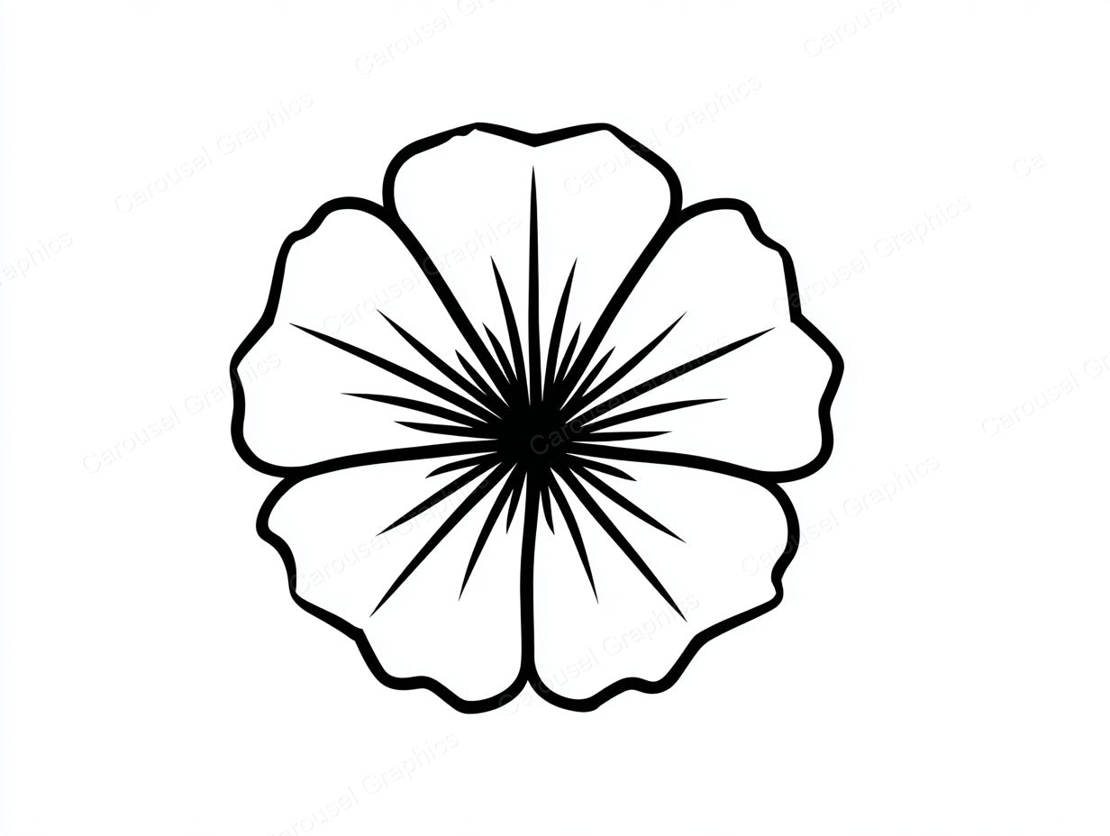 Petunia Vector Graphic preview