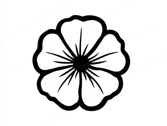 Petunia Vector Graphic preview
