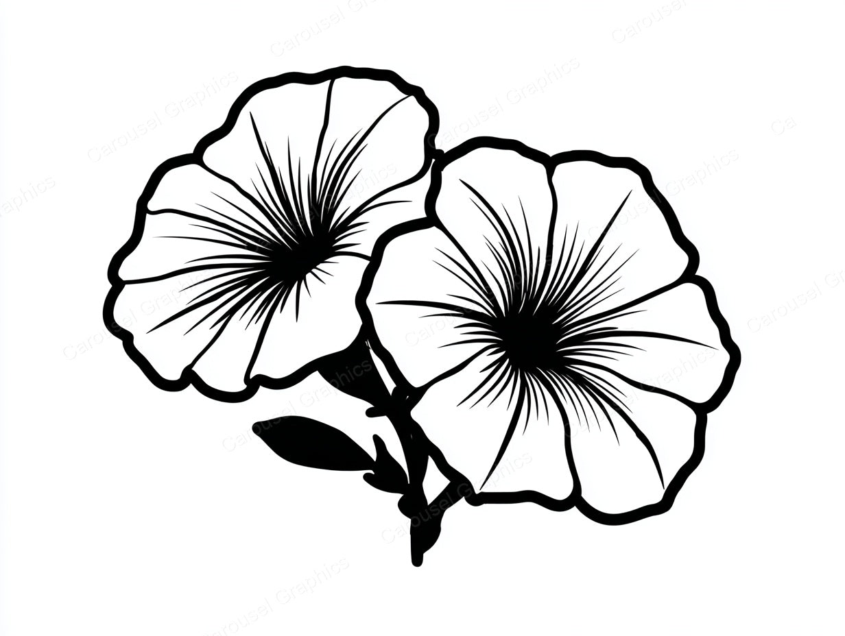 Petunia Vector Graphic preview