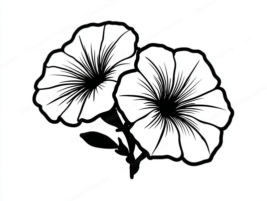 Petunia Vector Graphic preview