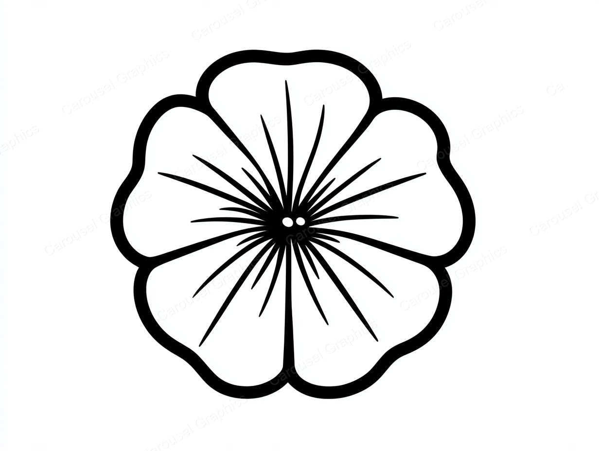 Petunia Vector Graphic preview