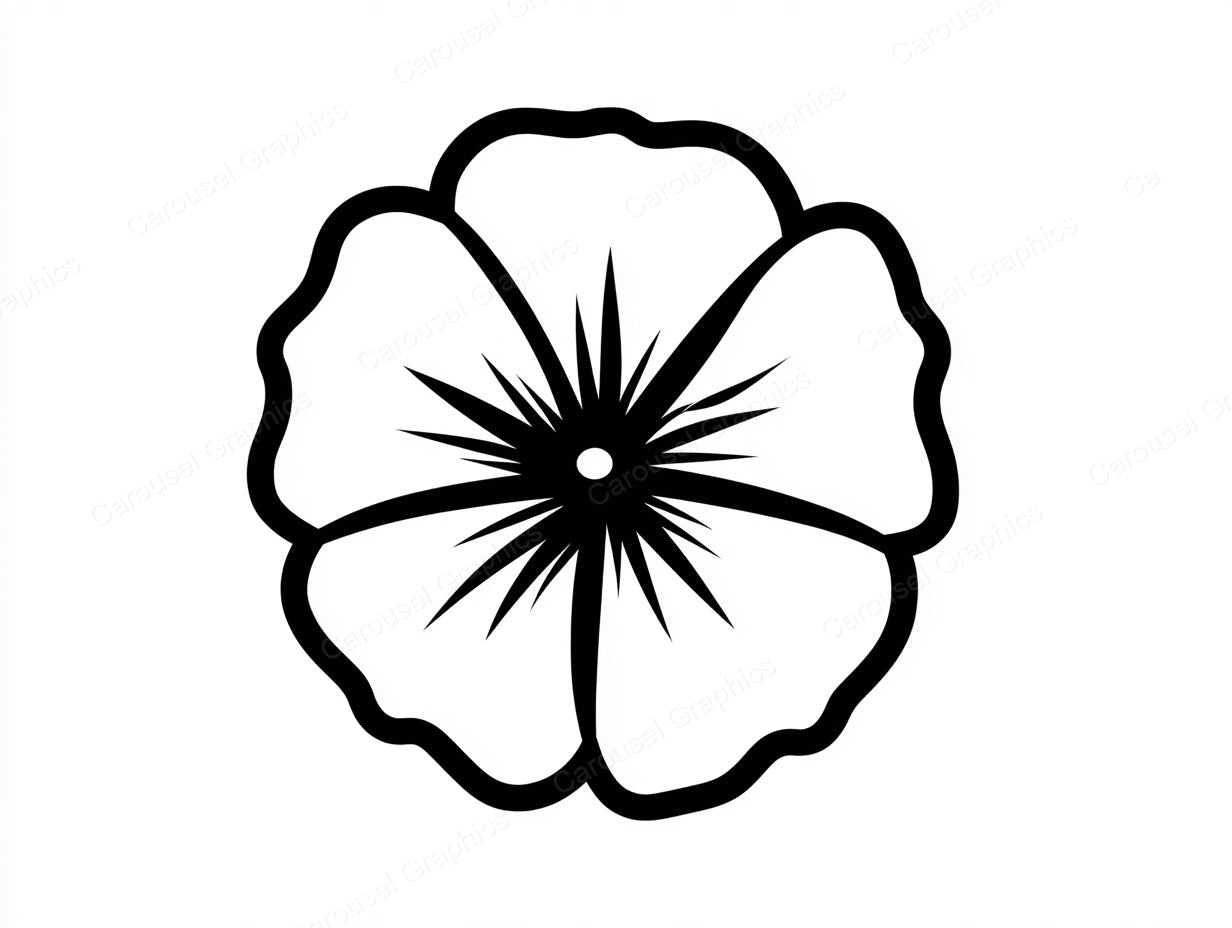 Petunia Vector Graphic preview