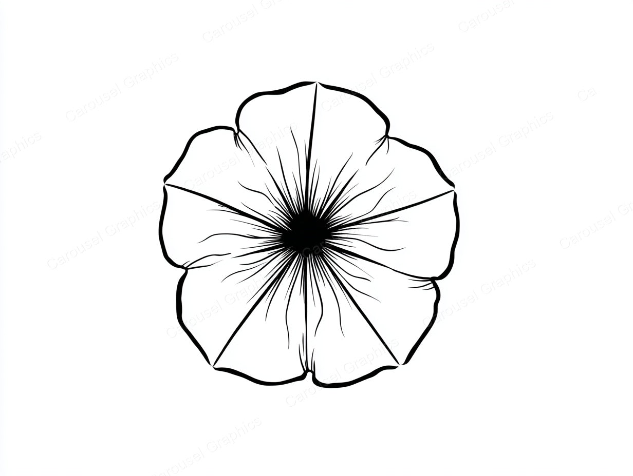 Petunia Vector Graphic preview
