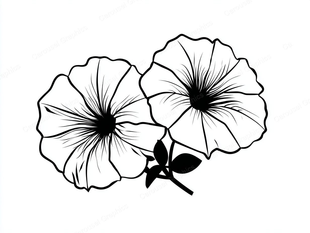 Petunia Vector Graphic preview