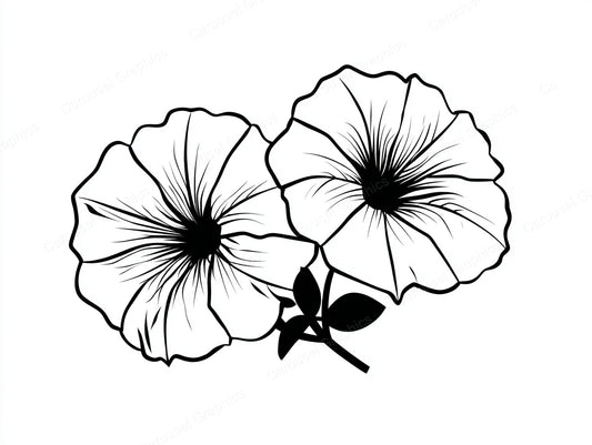 Petunia Vector Graphic preview