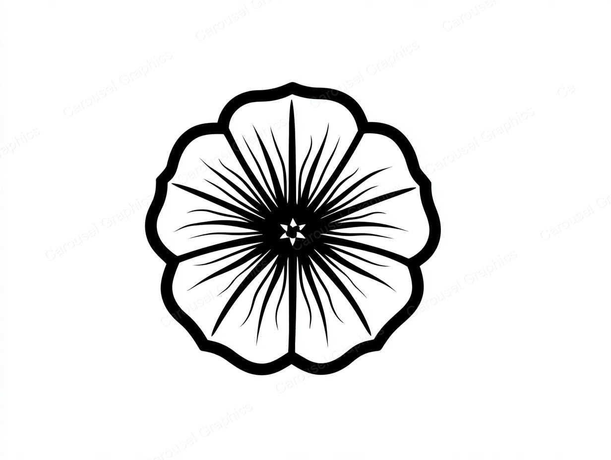 Petunia Vector Graphic preview