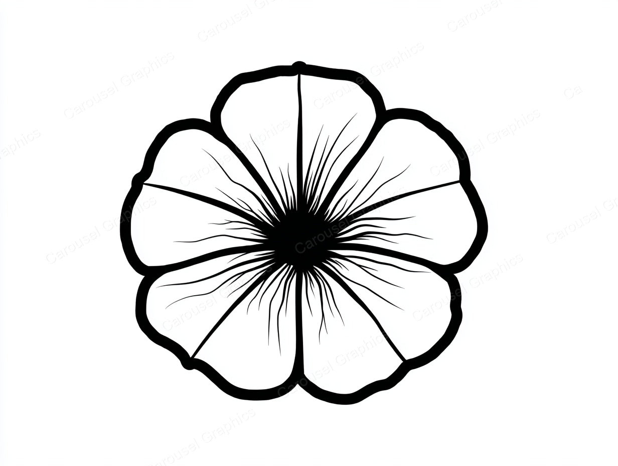 Petunia Vector Graphic preview