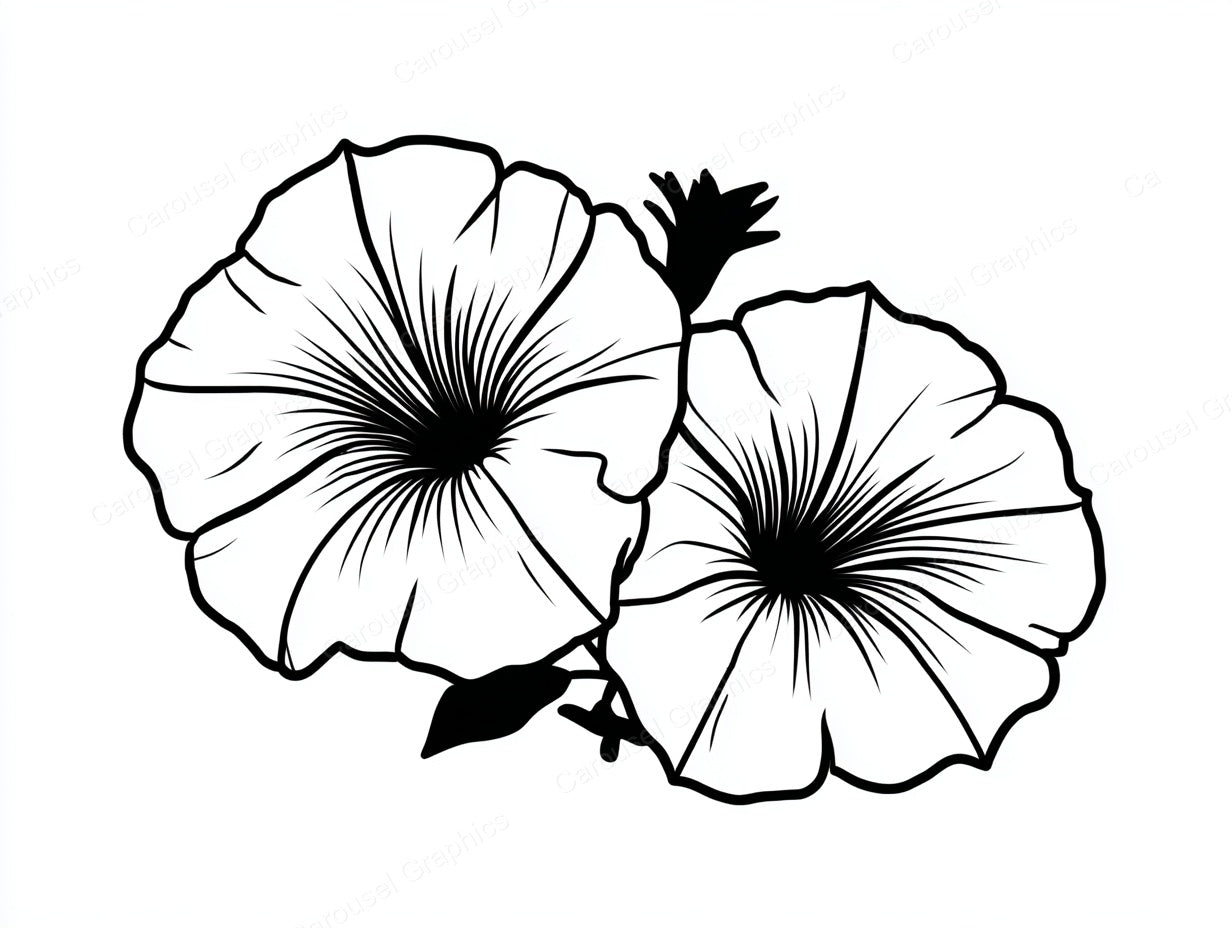 Petunia Vector Graphic preview