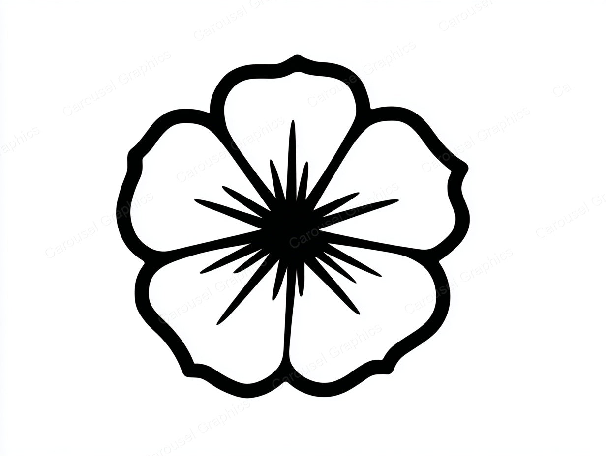 Petunia Vector Graphic preview