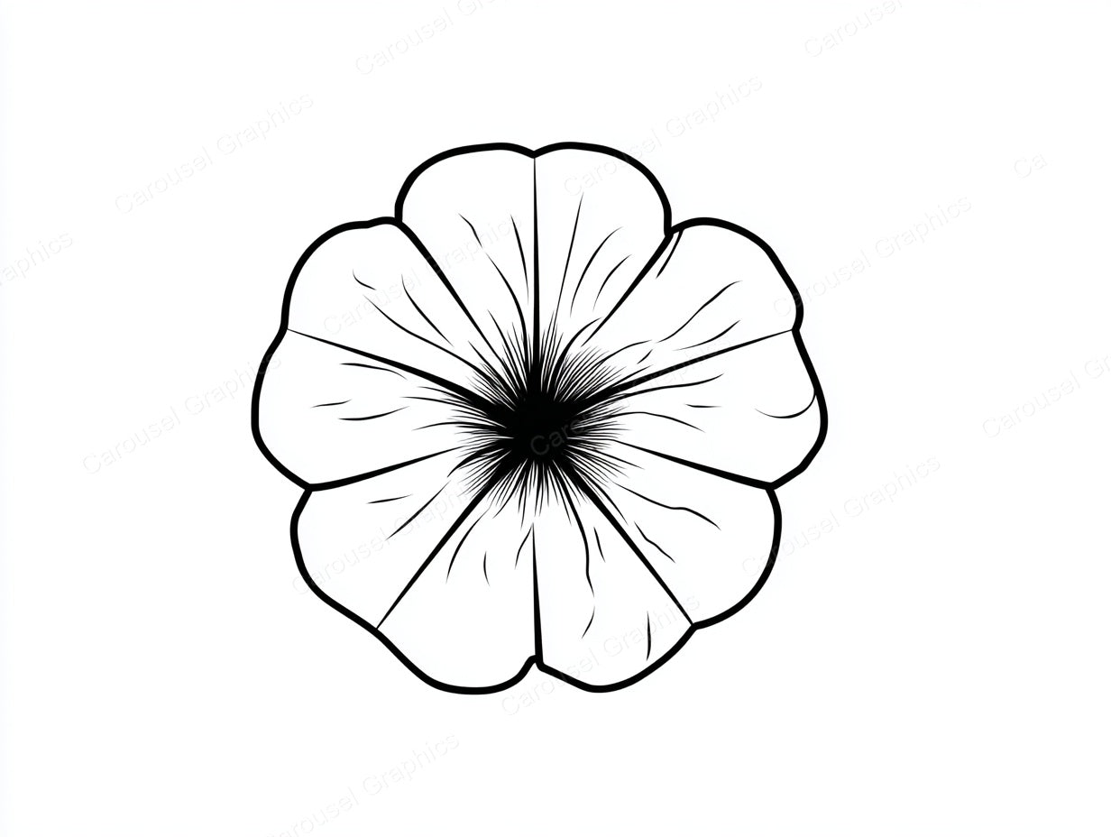 Petunia Vector Graphic preview