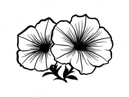 Petunia Vector Graphic preview