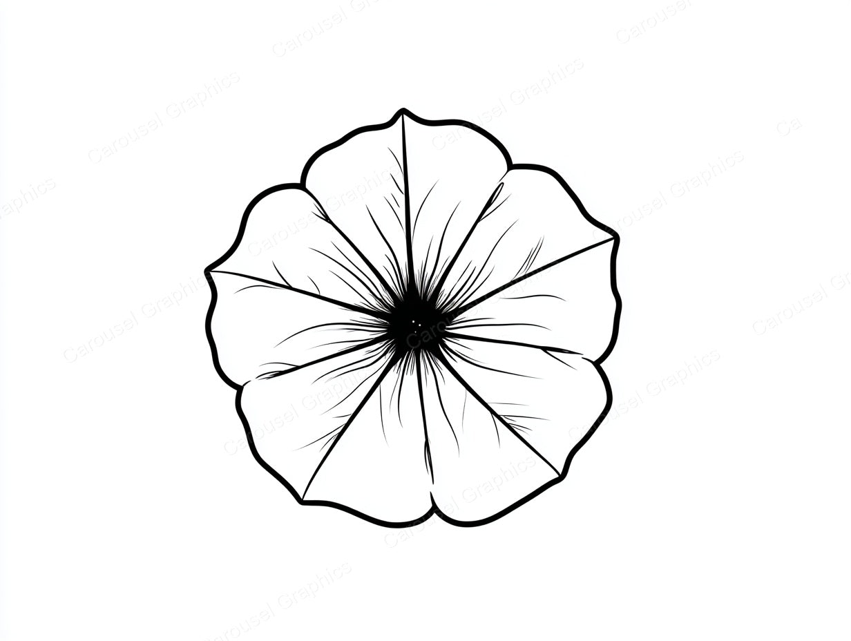 Petunia Vector Graphic preview