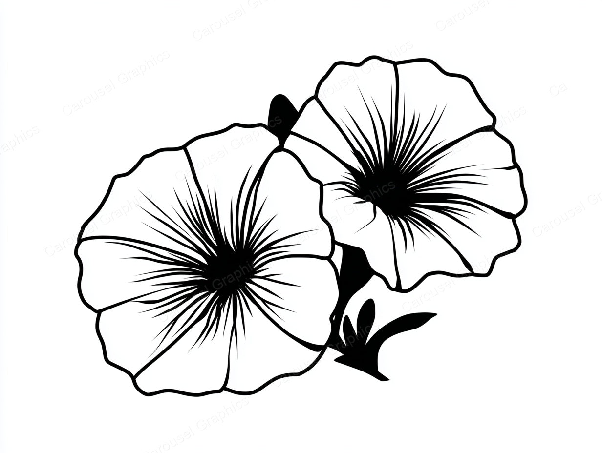 Petunia Vector Graphic preview