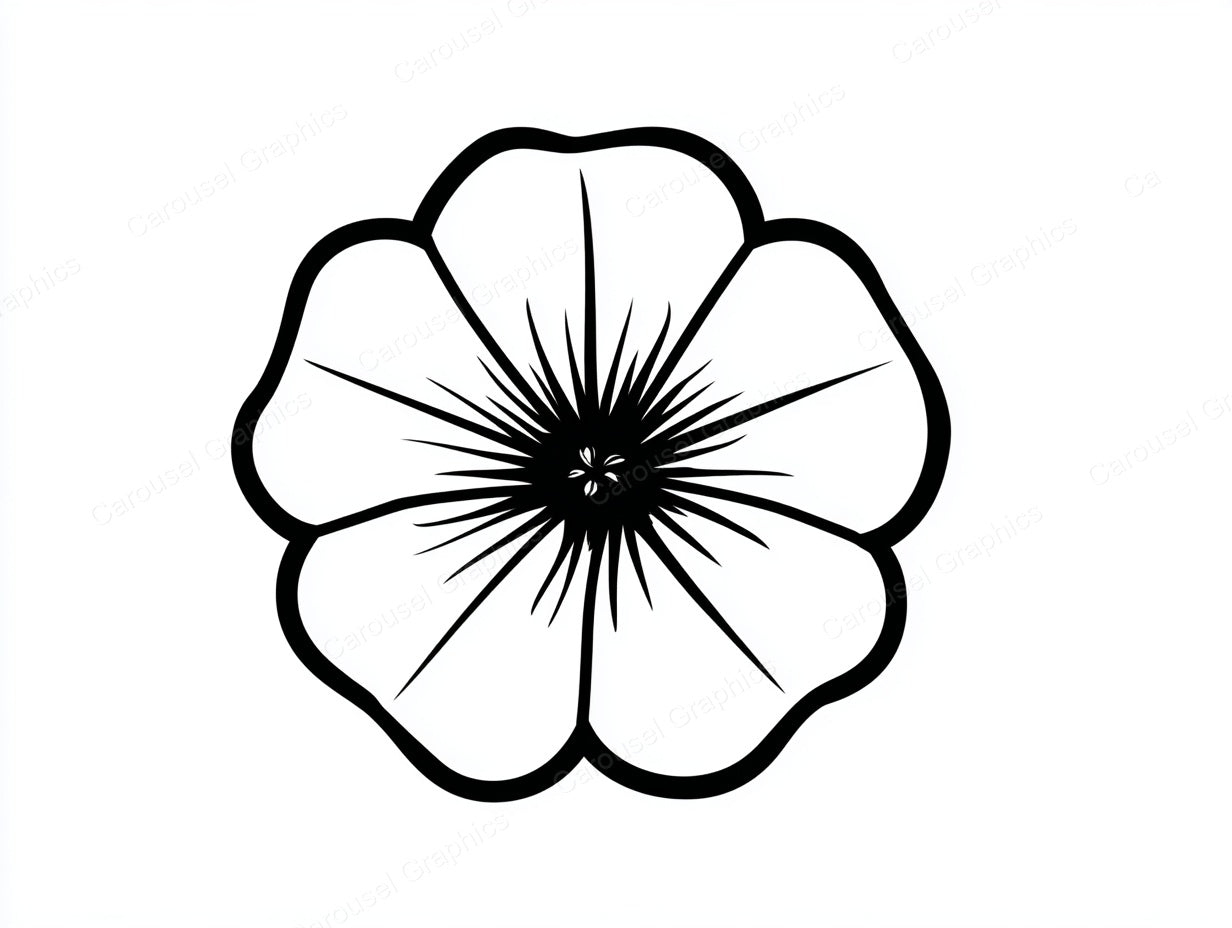 Petunia Vector Graphic preview