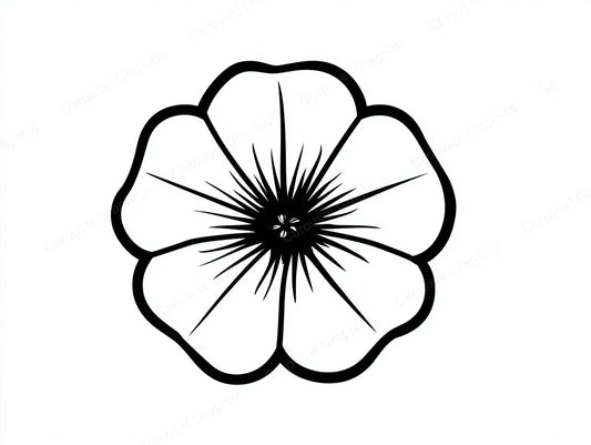 Petunia Vector Graphic preview