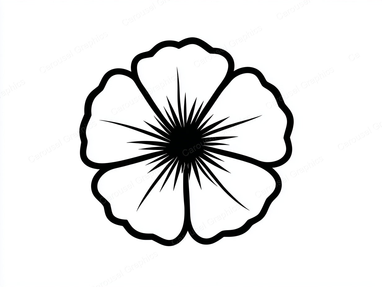 Petunia Vector Graphic preview