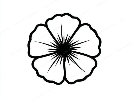 Petunia Vector Graphic preview