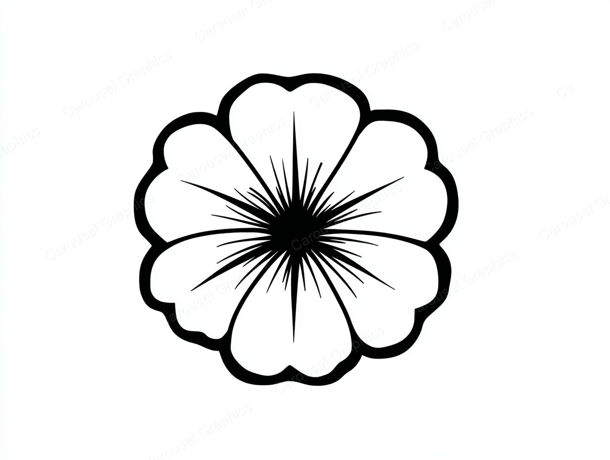 Petunia Vector Graphic preview