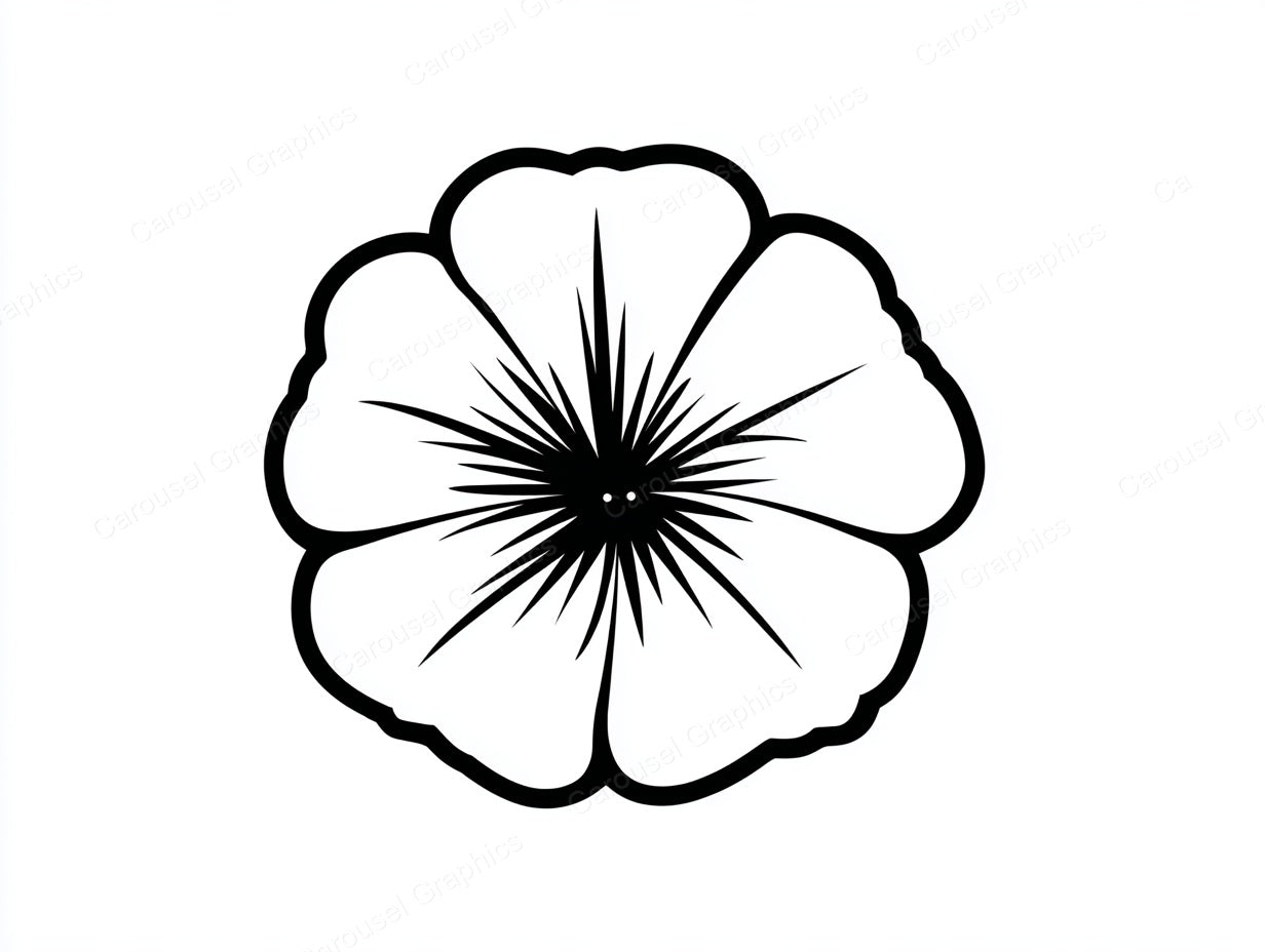 Petunia Vector Graphic preview