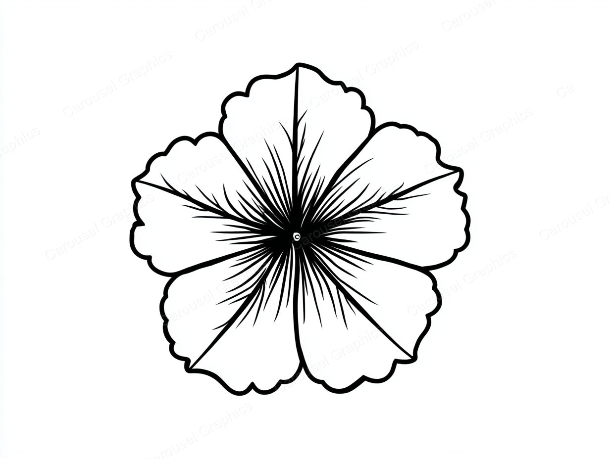 Petunia Vector Graphic preview