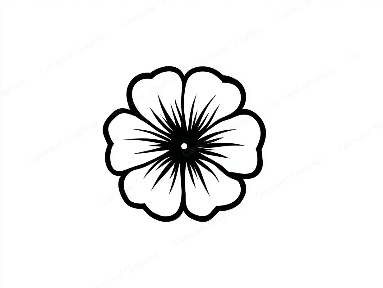 Petunia Vector Graphic preview