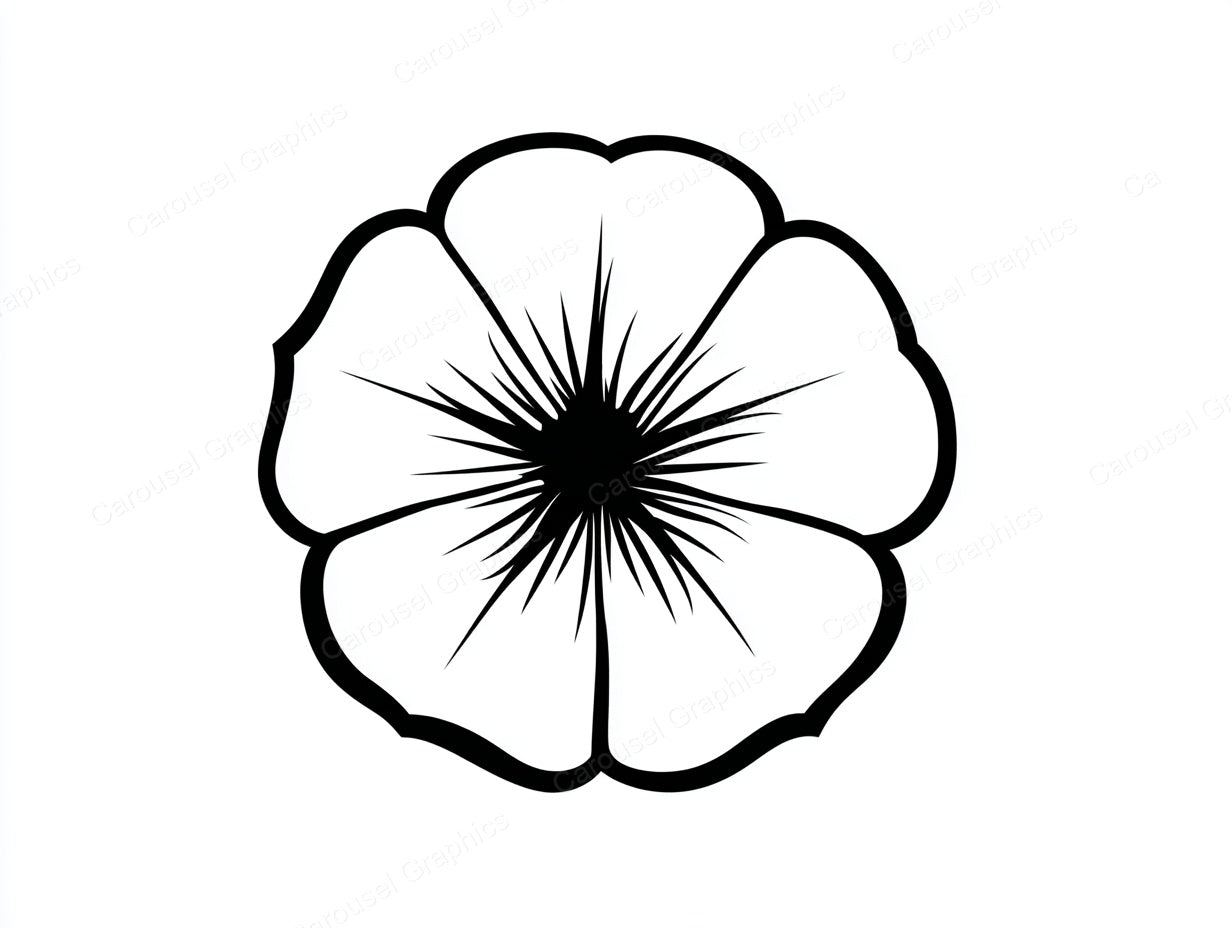 Petunia Vector Graphic preview