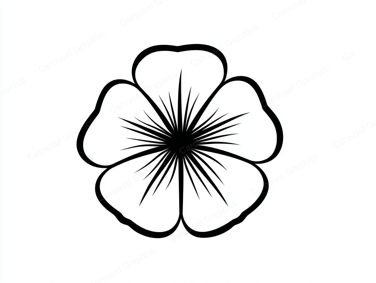 Petunia Vector Graphic preview
