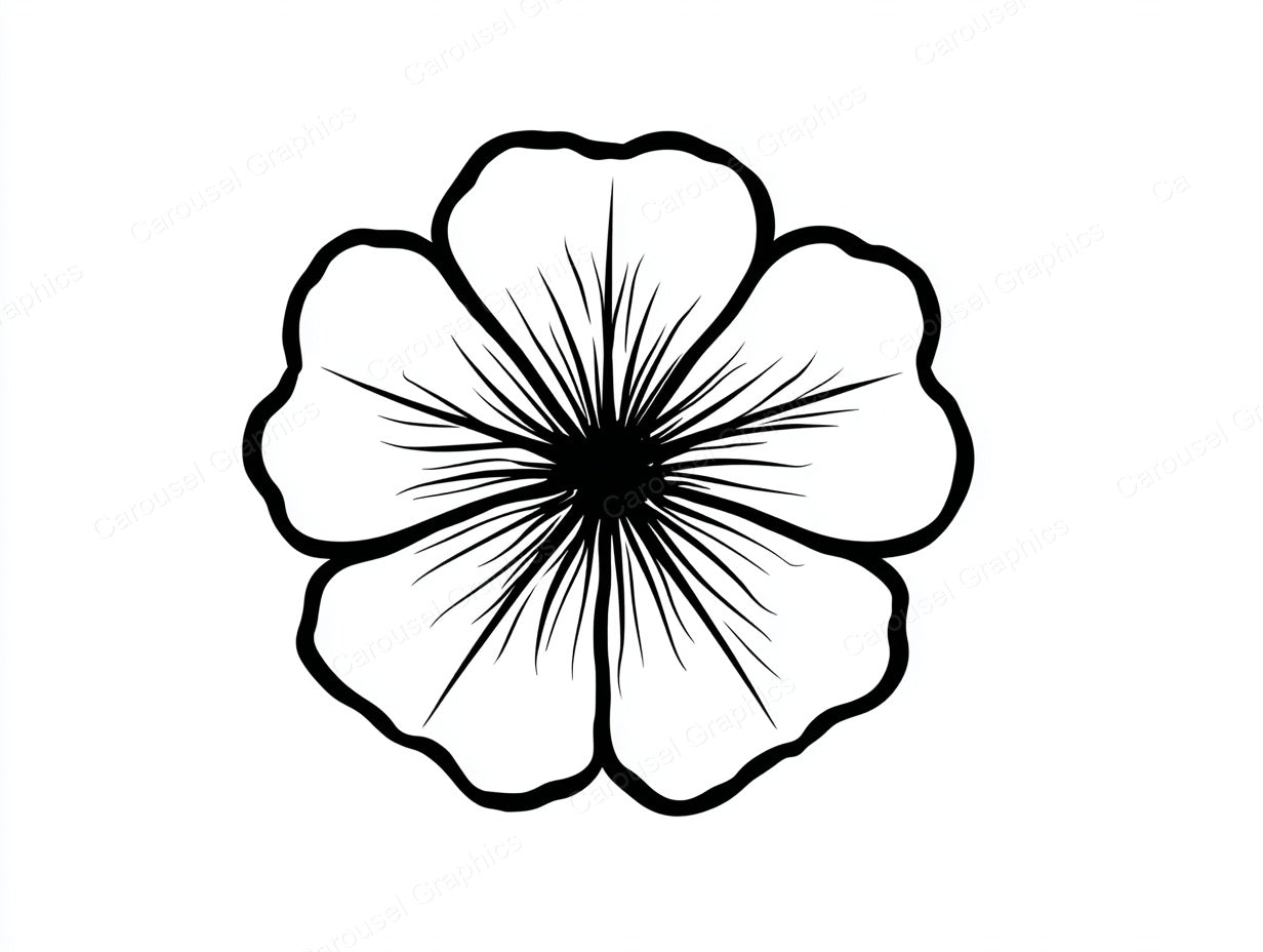 Petunia Vector Graphic preview