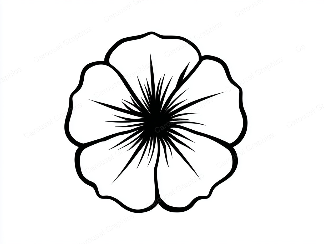 Petunia Vector Graphic preview
