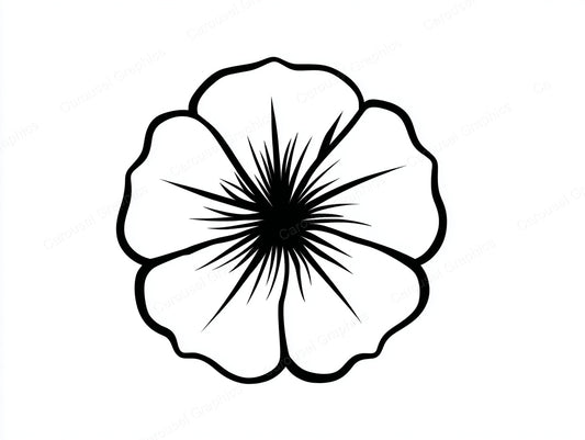 Petunia Vector Graphic preview