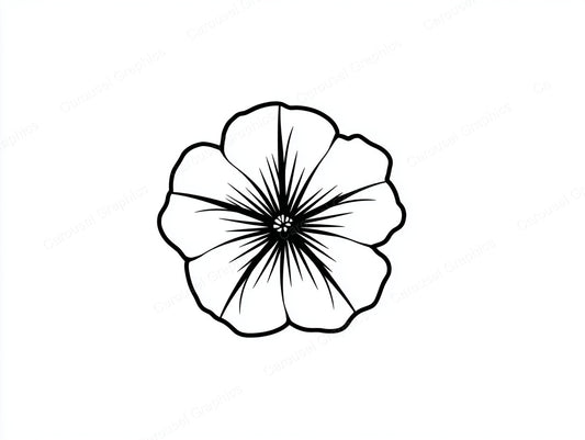 Petunia Vector Graphic preview