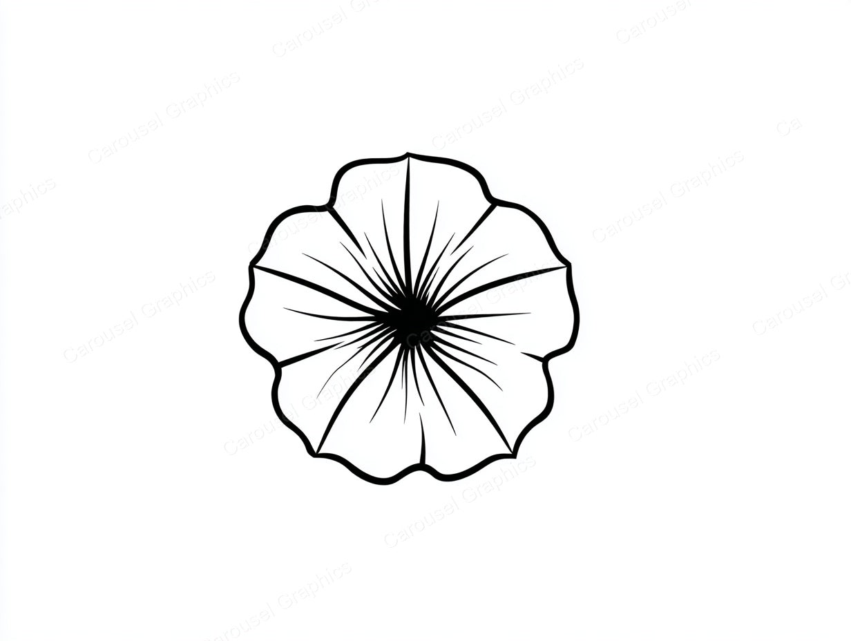 Petunia Vector Graphic preview