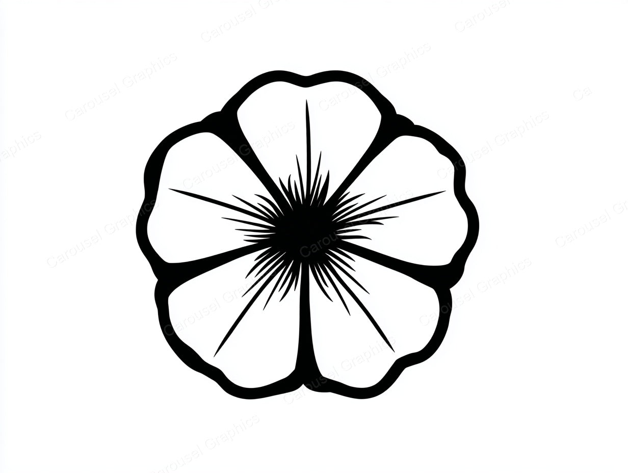 Petunia Vector Graphic preview