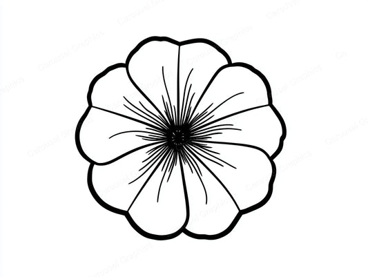 Petunia Vector Graphic preview