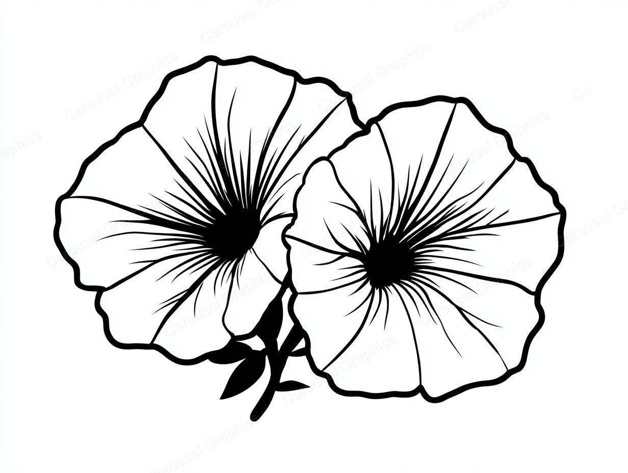 Petunia Vector Graphic preview