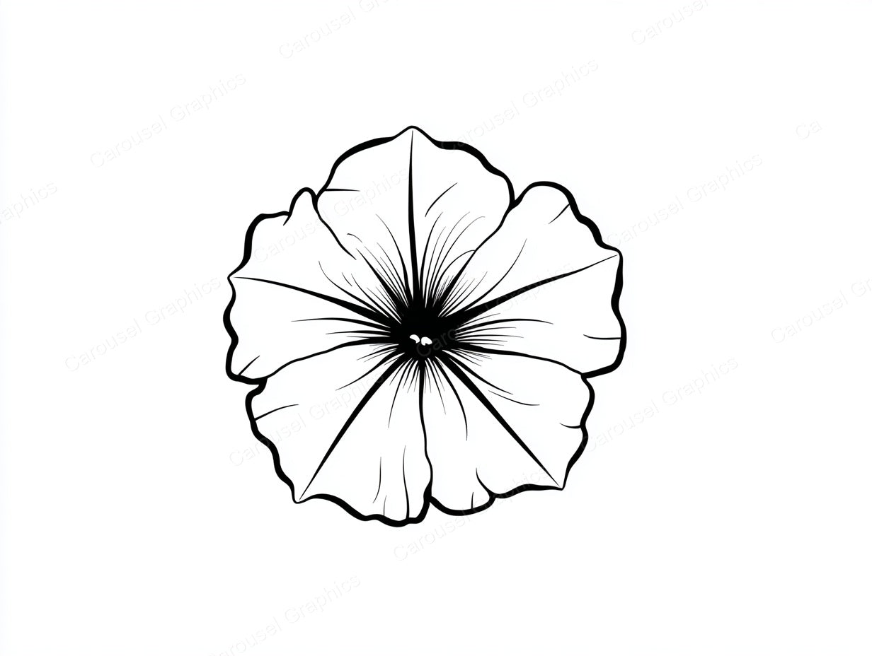 Petunia Vector Graphic preview